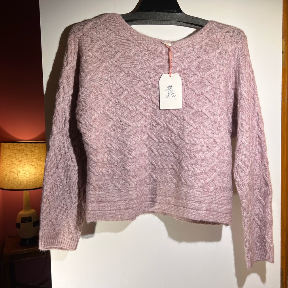 Rachel Ashwell Soft Cable Sweater